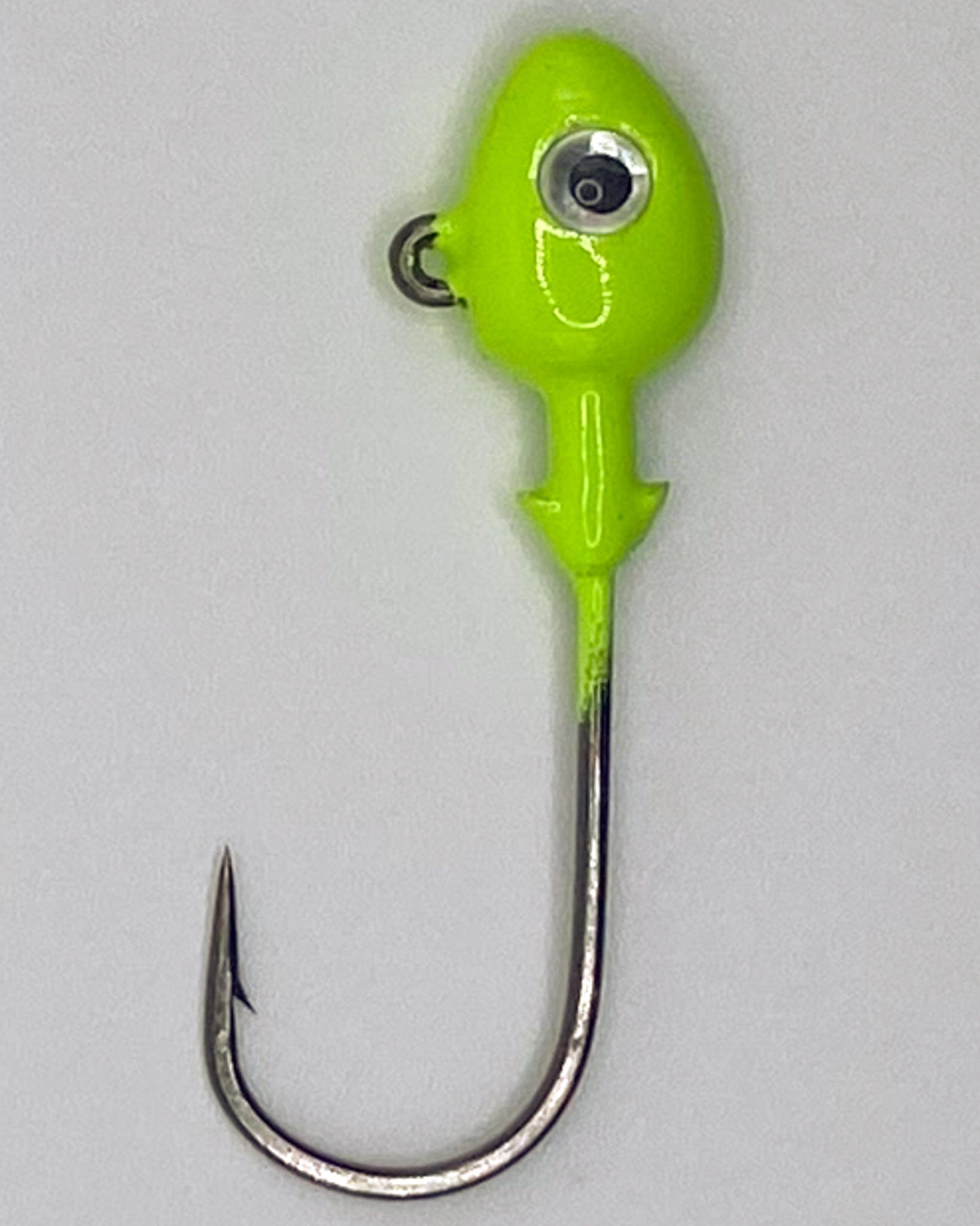 Sharphooklures.com Terminal Tackle Chartreuse / 1/8 oz Minnow Jig Head