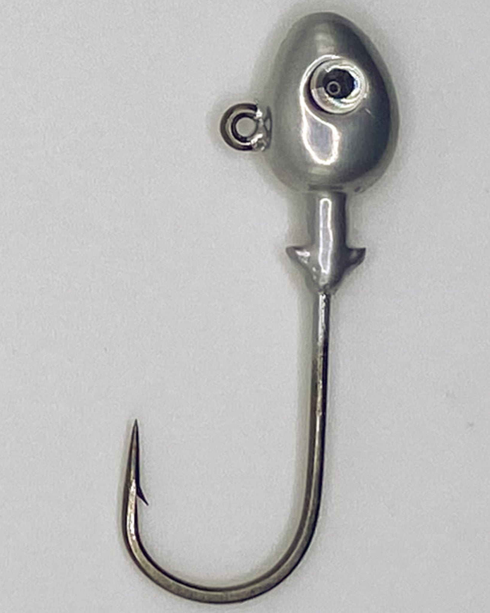 Sharphooklures.com Terminal Tackle Chrome / 1/8 oz Minnow Jig Head