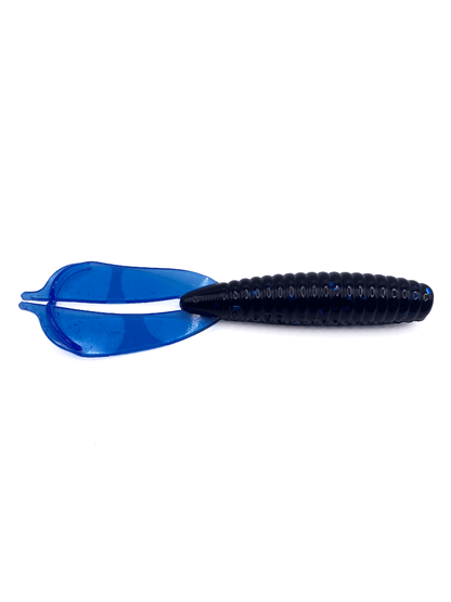 Sharphooklures.com Soft Plastics Black Blue Flake Blue Tail Outrageous