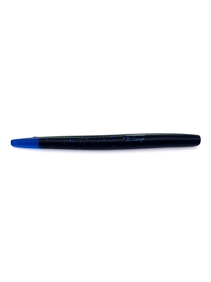 Sharphooklures.com Soft Plastics Black Blue Flake Blue Tip Night Stick