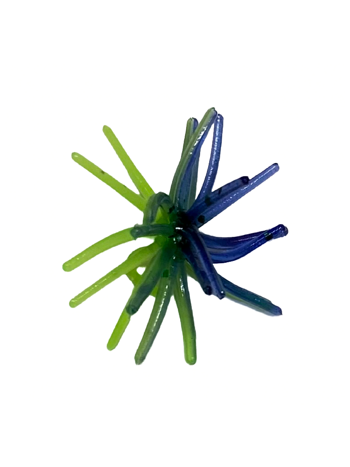 Sharphooklures.com Soft Plastics Chartreuse / Junebug Mini Nemesis 6.2mm