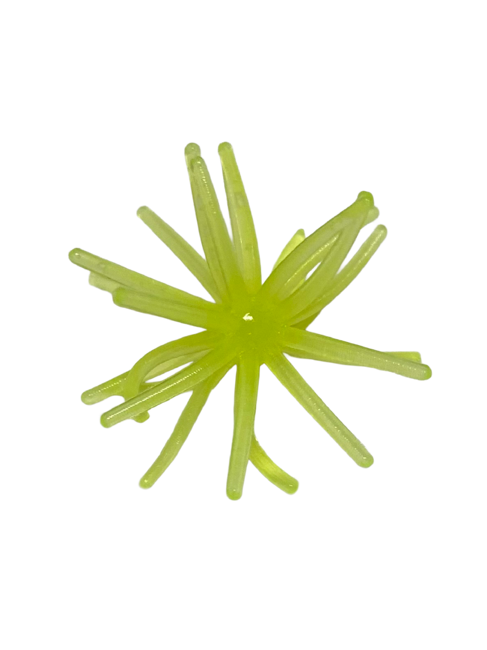 Sharphooklures.com Soft Plastics Chartreuse Mini Nemesis 6.2mm