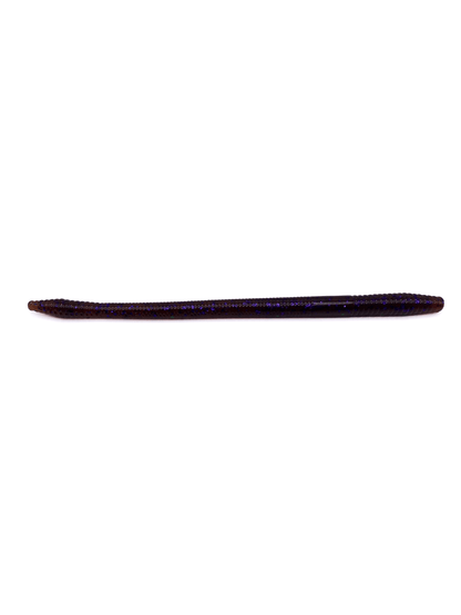 Sharphooklures.com Soft Plastics Green Pumpkin Green Purple Shakey Head Worm