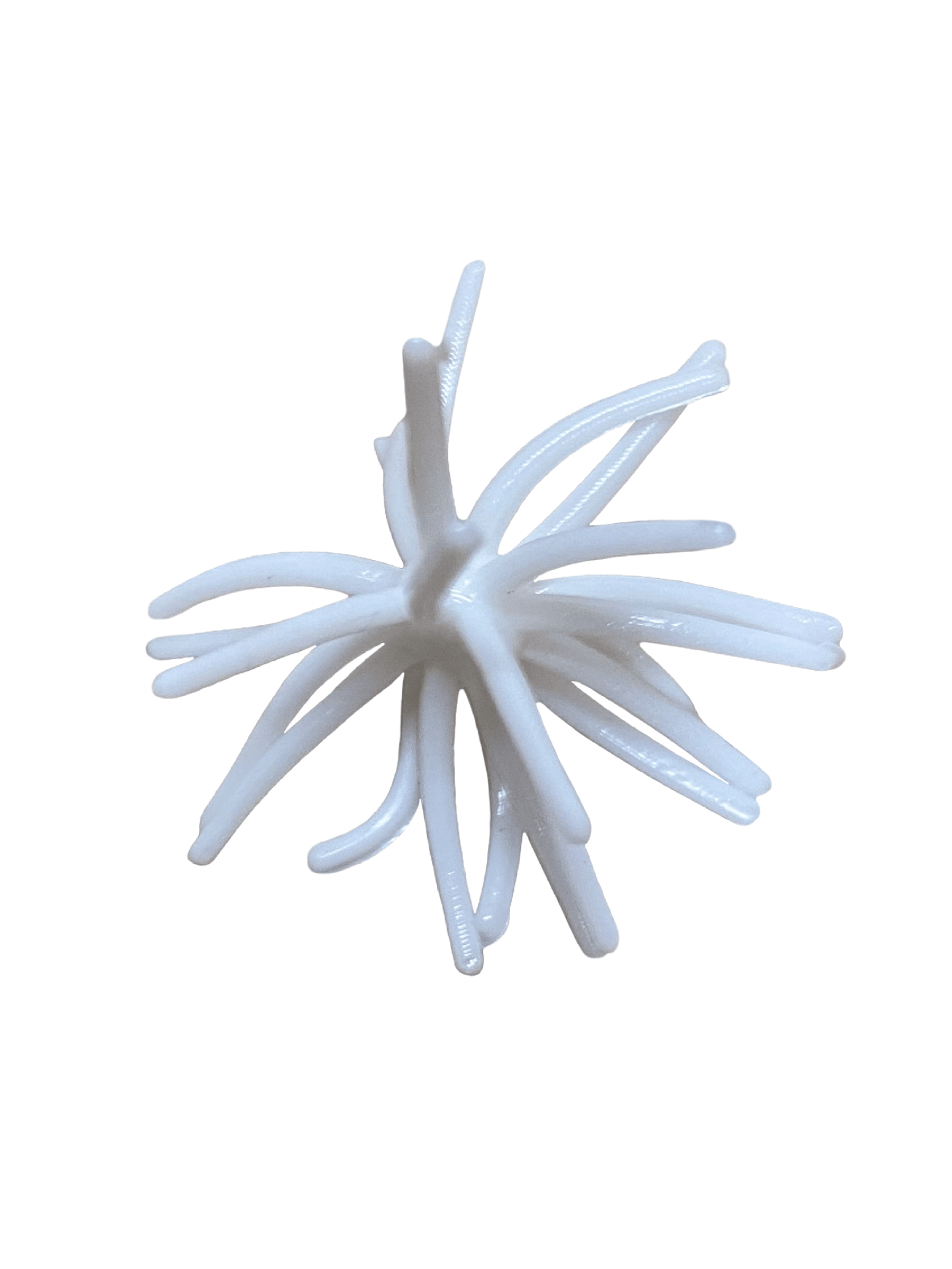 Sharphooklures.com Soft Plastics White Mini Nemesis 6.2mm